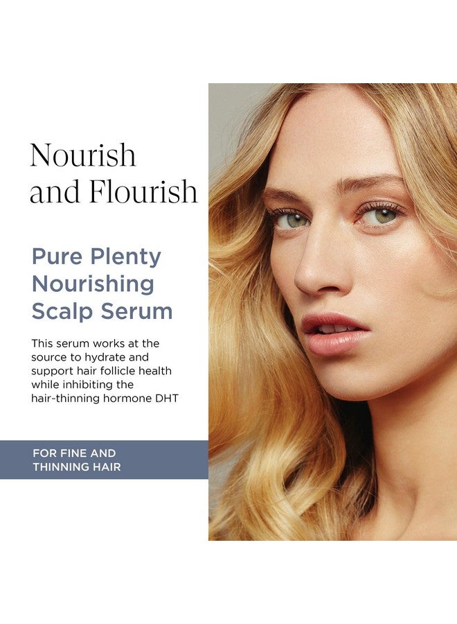 Pure Plenty Nourishing Scalp Serum, Advanced Hair Cycle Support for Fuller, Stronger Hair, Vegan, 5 Oz