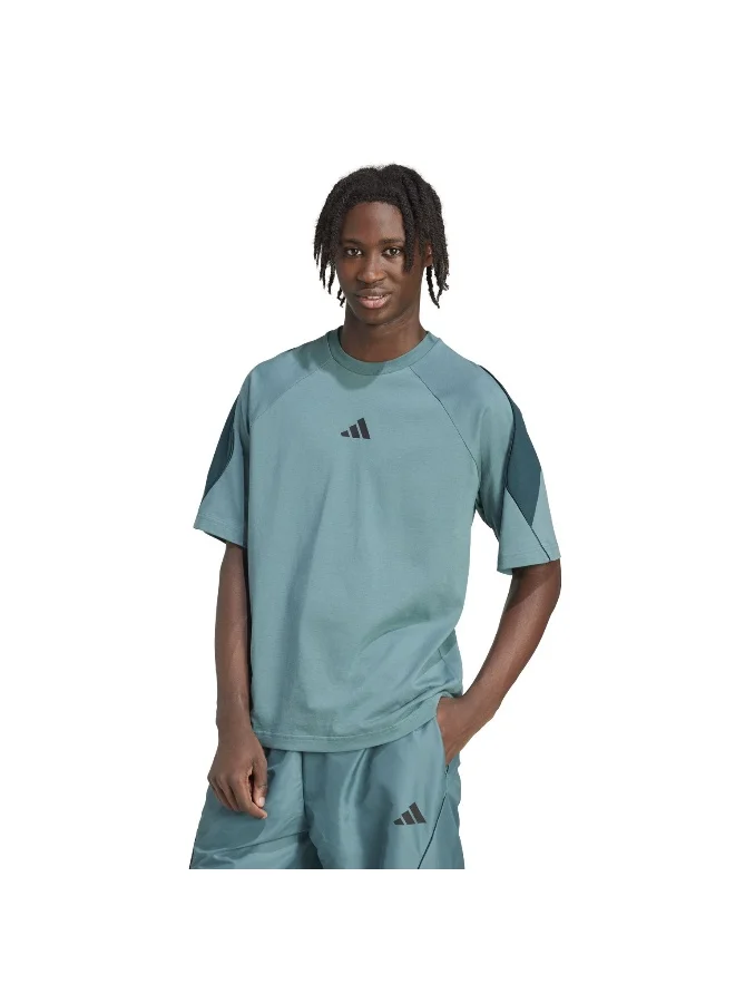 adidas Adidas M Stadium Tee Green T-Shirt (Short Sleeve) T-Shirts For Men