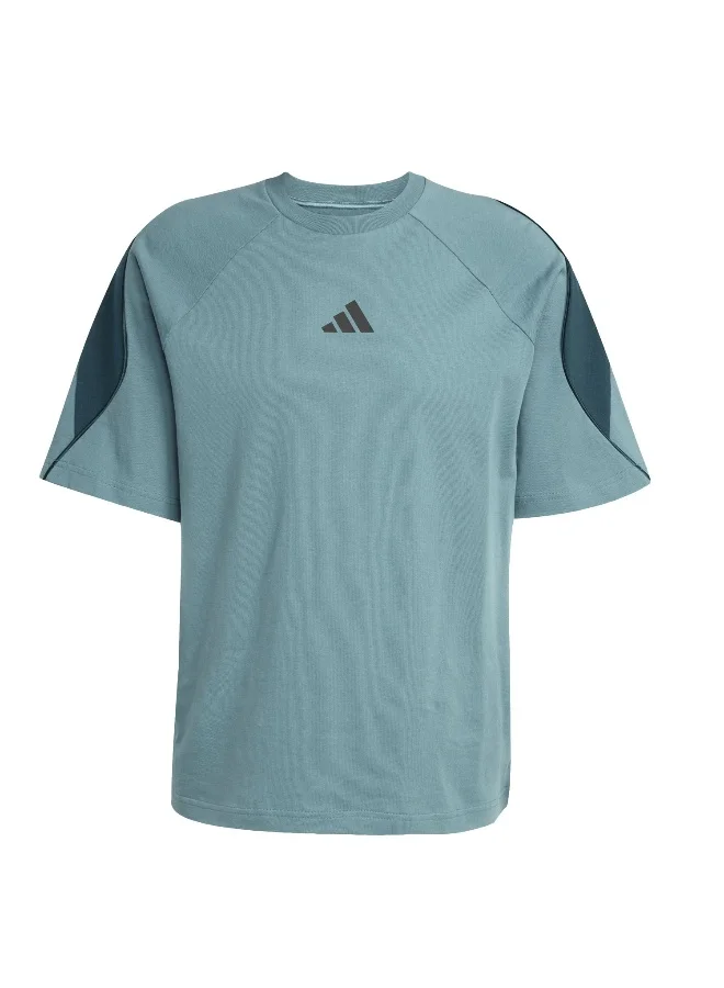 adidas Adidas M Stadium Tee Green T-Shirt (Short Sleeve) T-Shirts For Men