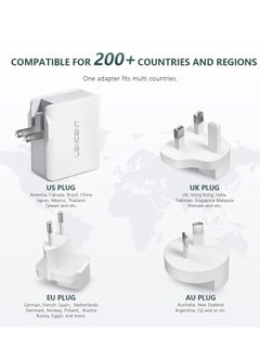 Lencent USB Charger Plug 4 Port USB Universal Travel Adaptor 22W/5V 4.4A Wall Charger with Worldwide Travel Charger Adapter  - Image 3
