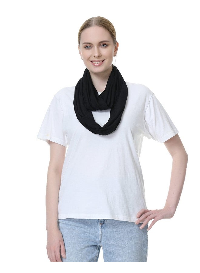 NeoTech Care Baby Nursing Cover Breastfeeding Scarf ; Soft Fabric (Black)  - Image 4
