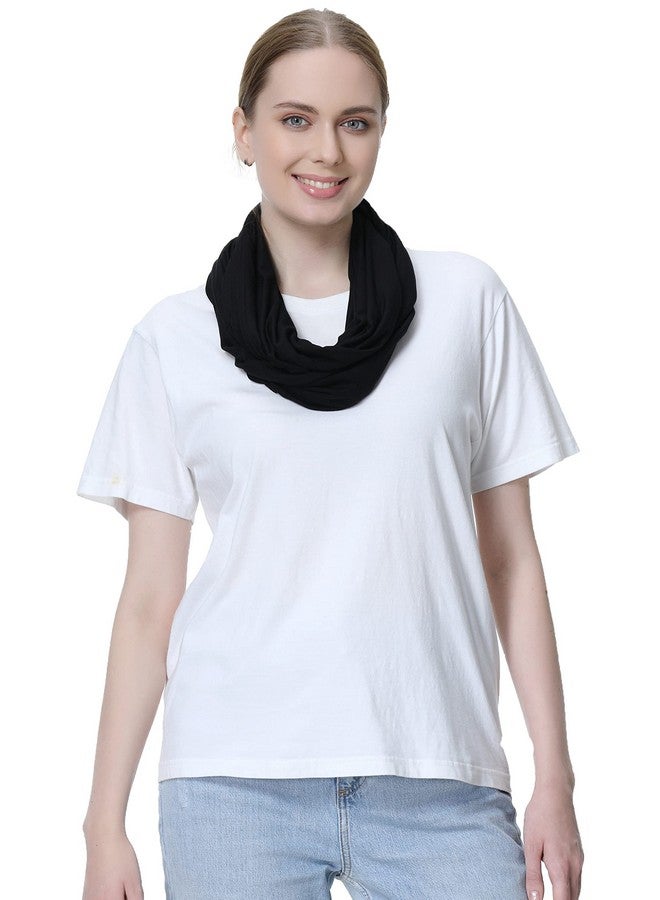 NeoTech Care Baby Nursing Cover Breastfeeding Scarf ; Soft Fabric (Black)  - Image 3