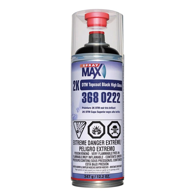 Spray max 3680222, DTM Topcoat Black High Gloss - Image 4