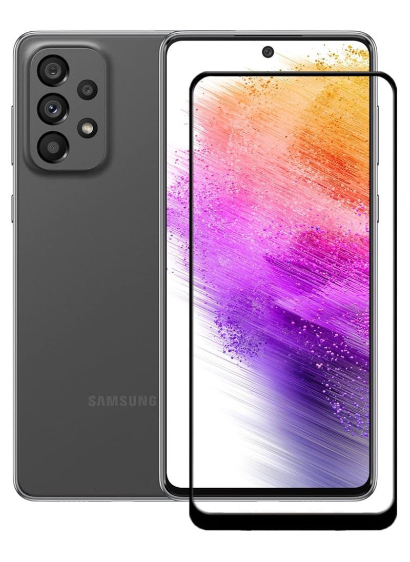 ACLIX Antistatic ESD Dustproof Premium Quality High Definition Tempered Glass Screen Protector Designed For Samsung Galaxy A73 5G - Image 1