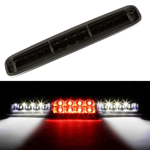 Cxdar Third 3rd Brake Light LED High Mount Stop Light for 19992007 Chevy Silverado GMC Sierra 1500 2500 3500 HD Classic Rear Center Cab Roof Tail Cargo Lamp Smoke Lens