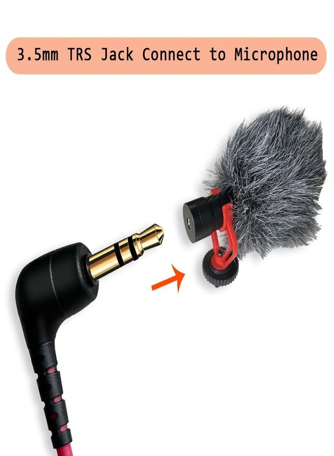 QJYTH Microphone Adapter Compatible with Rode Wireless Go 2/Pro/ME, USB C to 3.5mm TRS Mic Patch Cord Adapter Compatible with iPhone 15,16,Android with Hollyland Lack/M1/M2 and More External Mic - Image 3