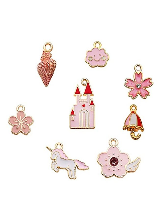 Organizer Charm Pendant 30 Pieces 10mm-30mm Mixed Enamel Pendant DIY Necklace Bracelet Jewelry Production - Image 3