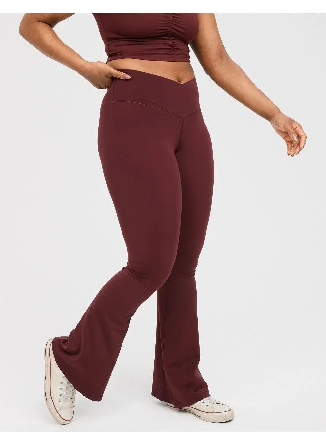 Aerie High Waist Flared Leggings
