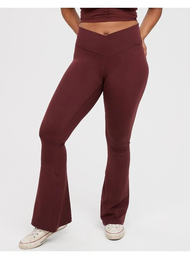 Aerie High Waist Flared Leggings