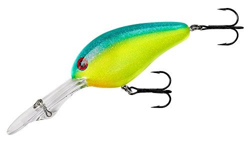 Norman Lures DD22 Deep-Diving Crankbait Bass Fishing Lure, Freshwater Fishing Accessories, 3", 5/8 oz, Chartreuse Blue - Image 2