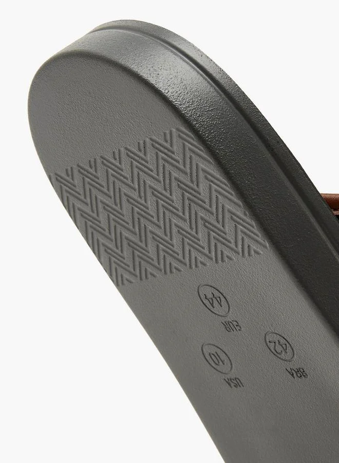 LBL By Shoexpress GREY Men Slip On Comfort Sandals for Men | Best Price UAE