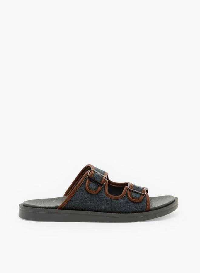 LBL By Shoexpress GREY Men Slip On Comfort Sandals for Men | Best Price UAE
