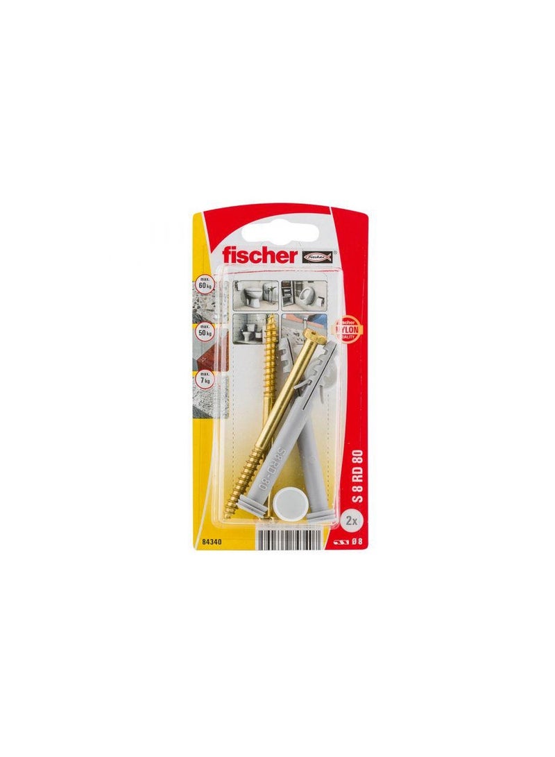 Fischer Fischer Ceramic Set 2Pcs S-8 RD 80 CRK NV 