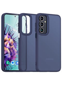 Generic Case Translucent Matte Phone Case Slim Thin Shockproof Anti-Yellowing Women Men Girls Boys Protective Cover For Samsung Galaxy A16 (Blue) 