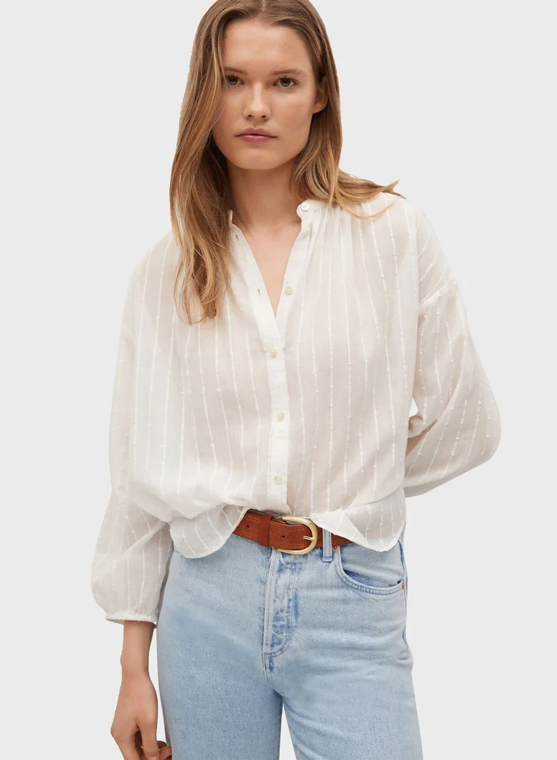 MANGO Tailored Shirt