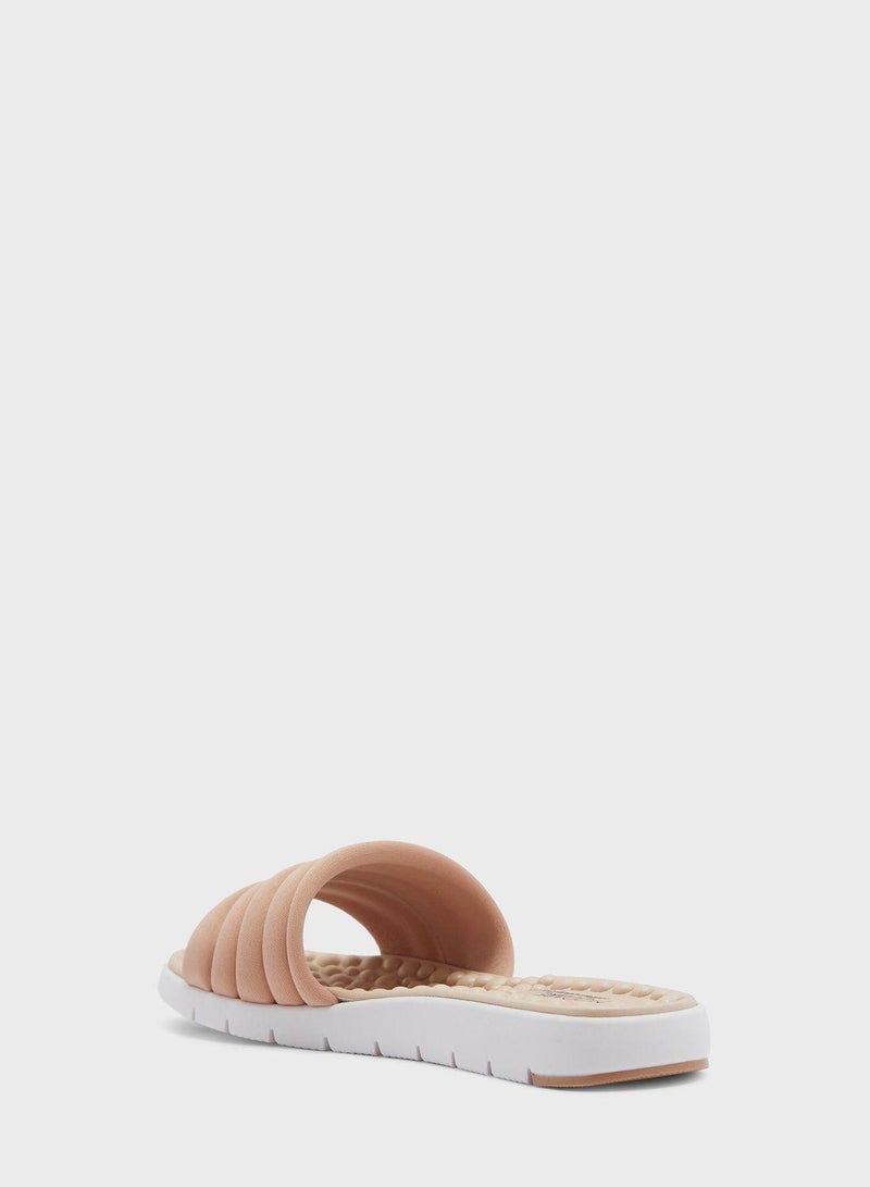 مودار صنادل مسطحة للنساء - صنادل مسطحة أنيقة ونعال مسطحة مريحة للسيدات - Image 2