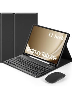 QPHWHFQ Keyboard Case with Mouse for Samsung Galaxy Tab A9+ Plus 11", Detachable Wireless A9+ Plus 11-inch Keyboard Case, Rechargeable Keyboard Cover with Pencil Holder, 3 Angle Adjustment  - Image 1