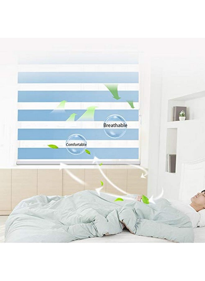 Zebra Blinds - ZEBRA BLINDS Polyester Blinds for Windows,Coffe,W150XH130CM - Image 1