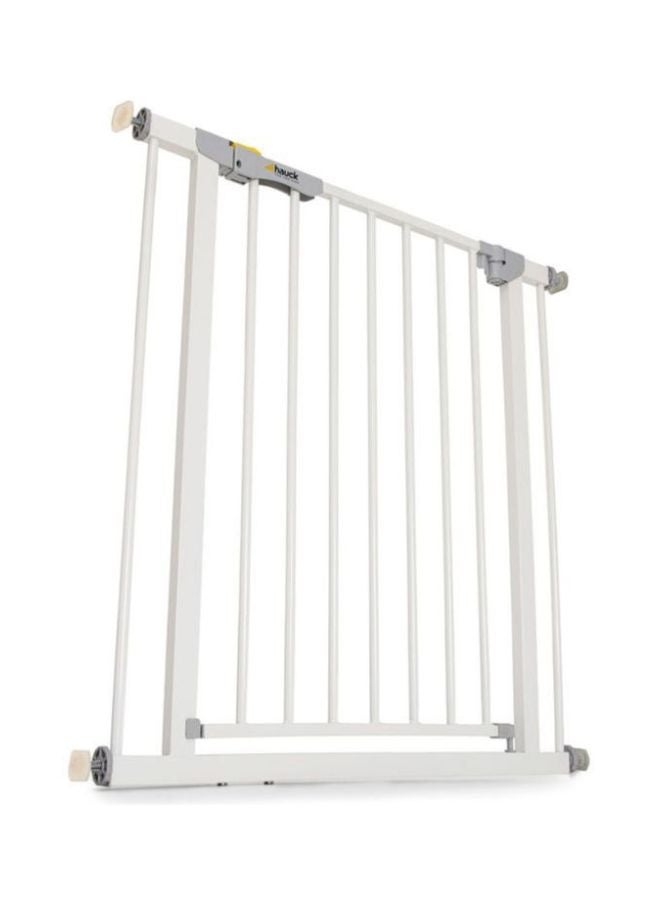 hauck Autoclose N Stop Double Metal Safety Gate Lock for Newborn, White - 597255 - Image 2