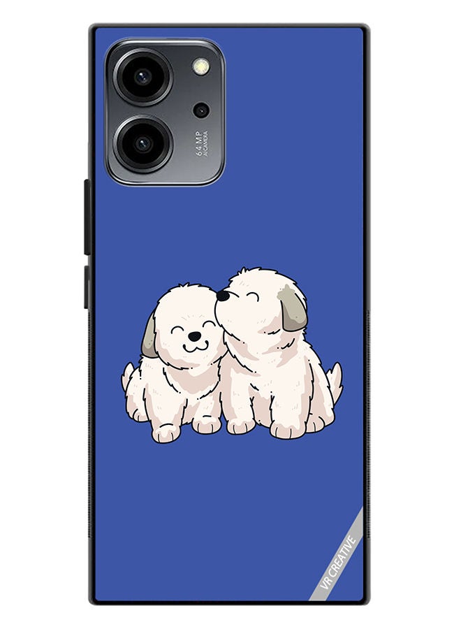 VR CREATIVE Protective Case Cover For Honor 80 SE Cute Puppies Design Multicolour - Image 1