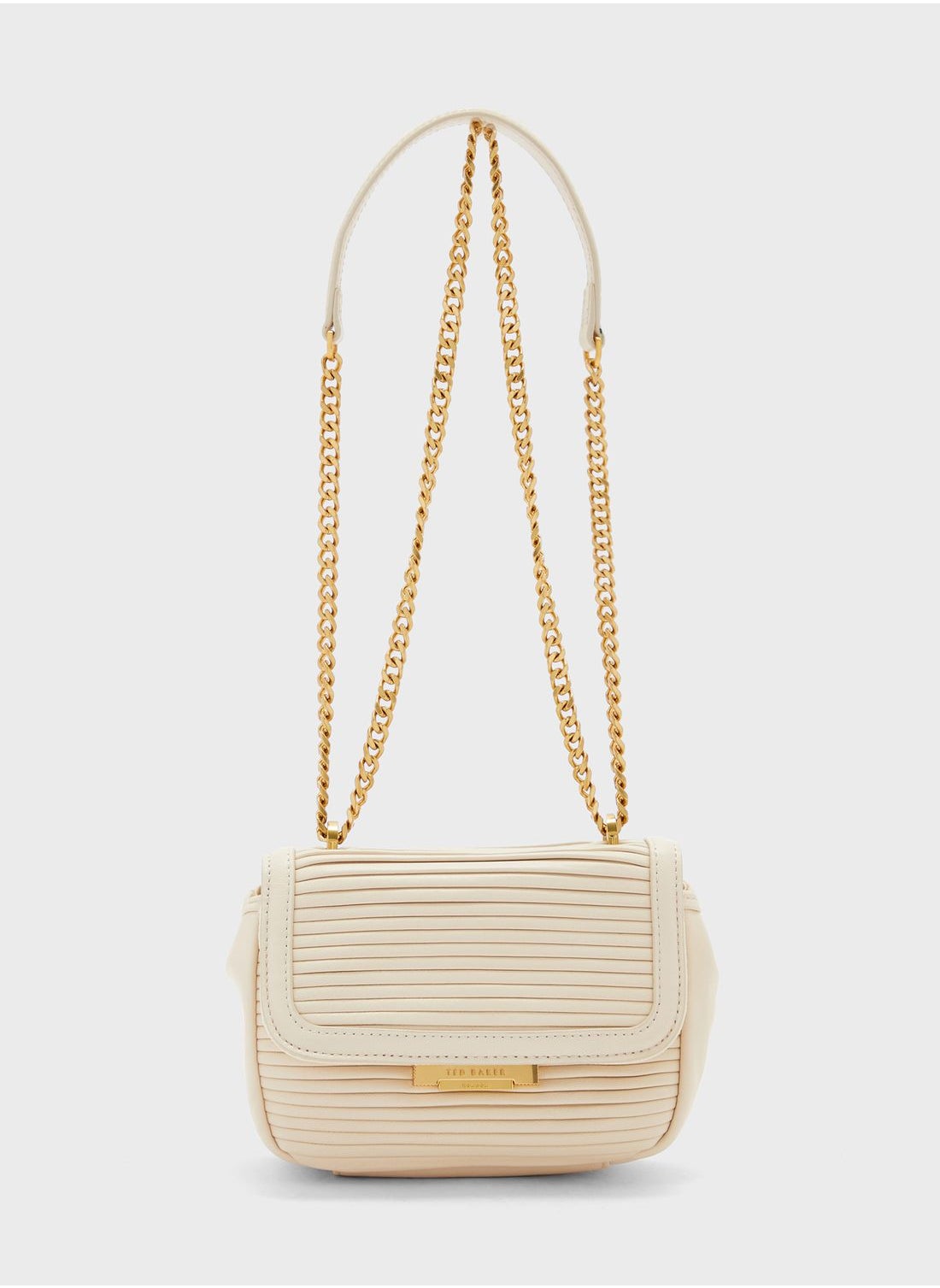 Ted Baker Emie jewel detail cross body bag in white