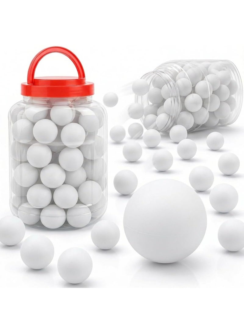 ARGT Ping Pong Balls 60 Pack – 3 Star Table Tennis Balls 40mm ABS, ITTF Standard Training Balls with Portable Storage Jar & Carry Handle for Indoor Outdoor Practice, Beer Pong & Gifts - Image 1
