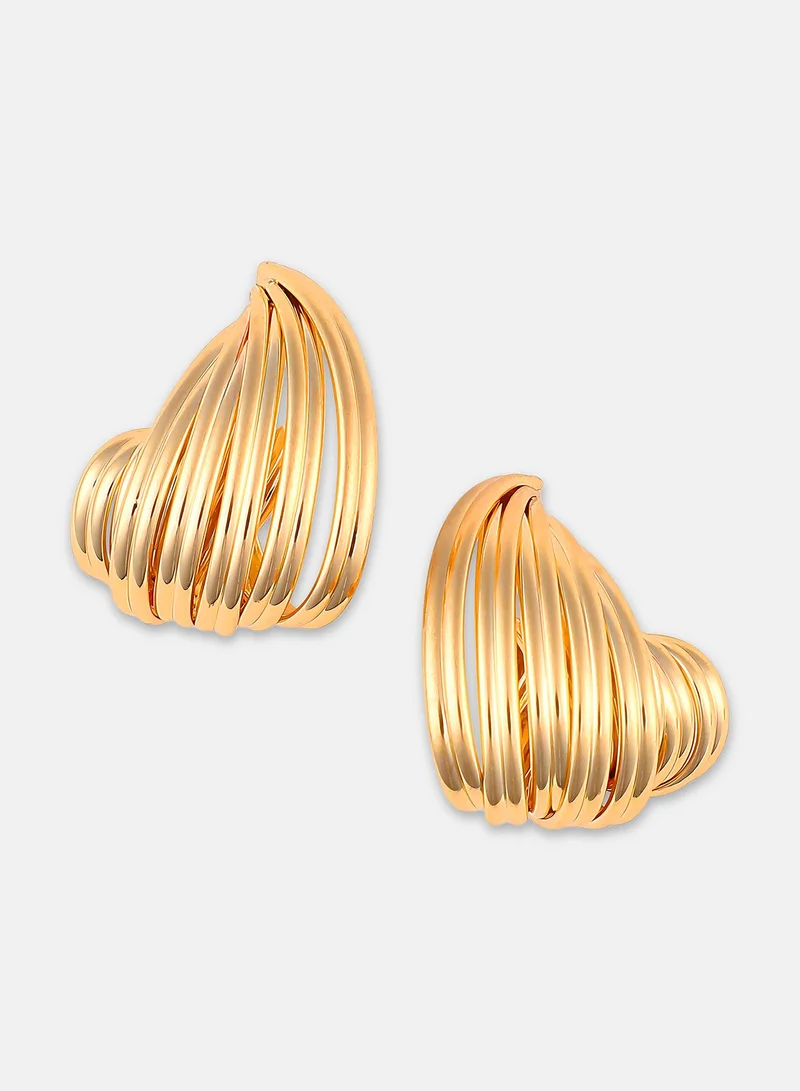 سوهي Women's The Ripple-Swirl Drop Earrings