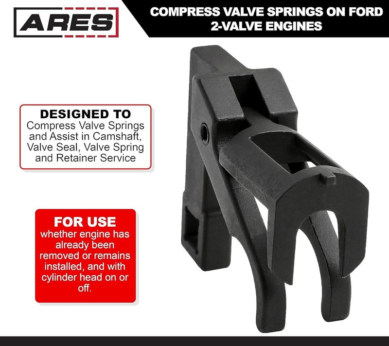 ARES 15031 - ضاغط زنبرك الصمام لمحركات فورد 2-صمام - متوافق مع محركات فورد 2-صمام 4.6L V8، 4.6 4V، 5.4 V8، و 6.8 V10 - Image 3