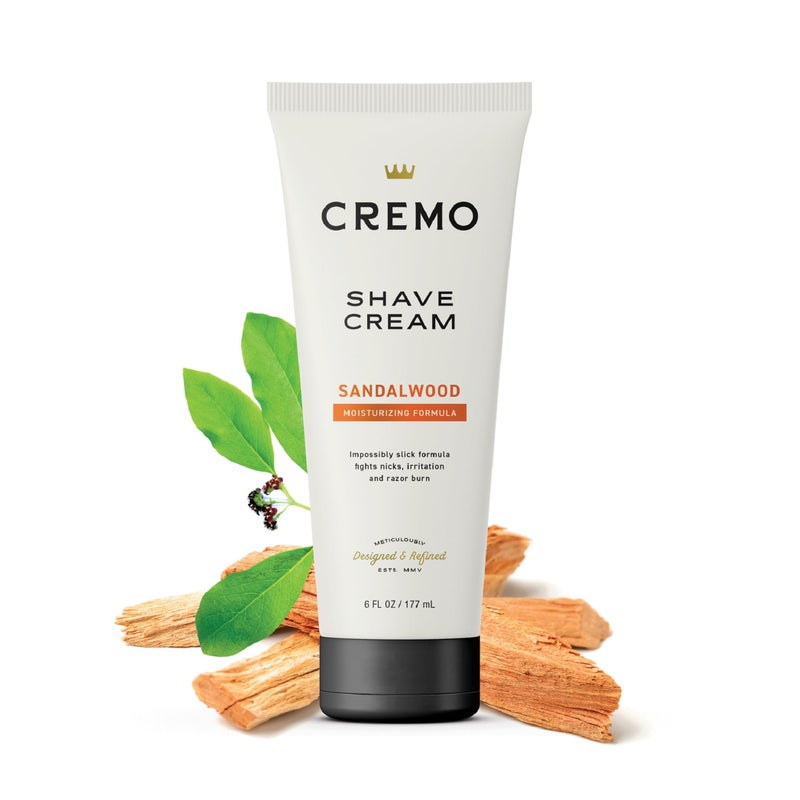 Cremo Sandalwood Shave Cream, Astonishingly Superior Ultra-Slick Shaving Cream for Men, Fights Nicks, Cuts and Razor Burn, 6 Fl Oz - Image 5