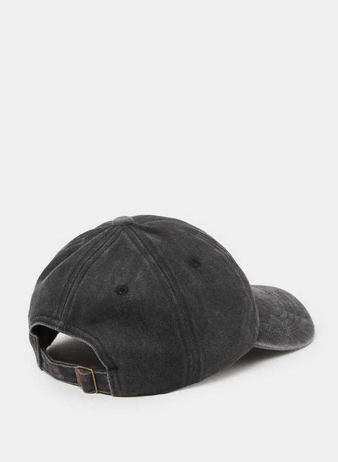 Styli  Charcoal Embroidered Baseball Cap for Men | Best Price UAE