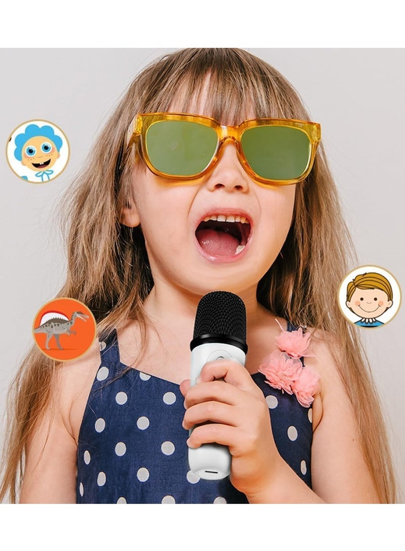 Mini Karaoke Machine with 1 Wireless Microphone – Portable Bluetooth Speaker for Kids & Adults, Perfect Birthday Gift for Ages 4-10, Assorted Color - Image 2