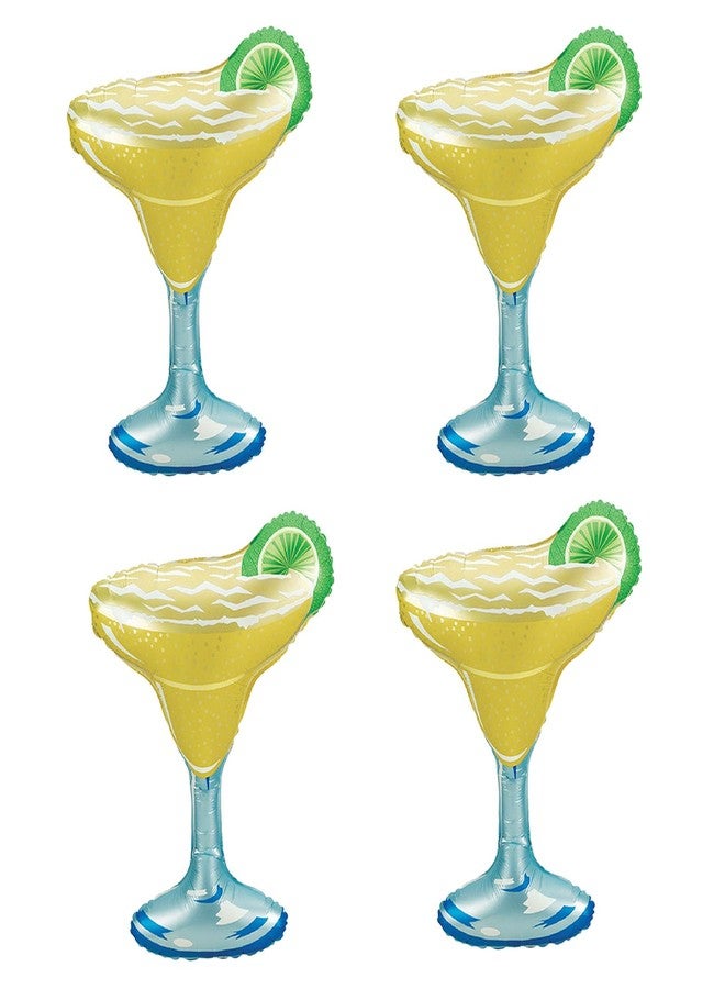 OHLIGEI 4PCS Margarita Foil Balloon for Margs and Matrimony Bachelorette Summer Fruit Themed Birthday Wedding Party Decorations - Image 1