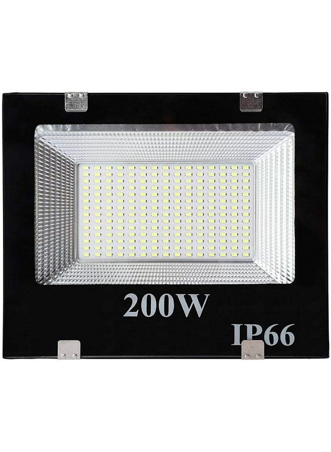 الجستو Gesto 200W LED Flood Light - مصابيح LED مقاومة للماء بدرجة Ip66 مع شعاع واسع 120 درجة | ضوء هالوجين، مصباح LED Focus Light للفناء، صالة العرض، المتجر، المصنع، المستودع، المعبد، الخيمة، ساحة اللعب (أبيض بارد) - عبوة من قطعة واحدة - Image 1