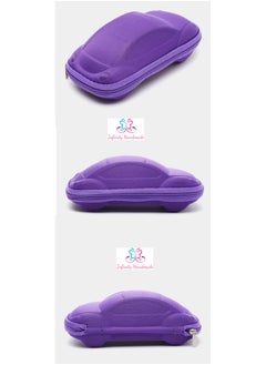 Generic Children Glasses Case, for Kids Boys Girls Car Shape Lightweight Glasses Box Vintage Portable Zipper Glasses Case,Exclusive from Seller INFINITYHANDMADE Only  - Image 2