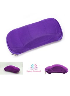 Generic Children Glasses Case, for Kids Boys Girls Car Shape Lightweight Glasses Box Vintage Portable Zipper Glasses Case,Exclusive from Seller INFINITYHANDMADE Only  - Image 3