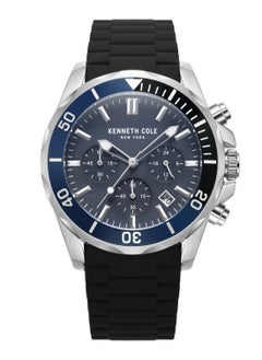 Kenneth Cole Kenneth Cole Men Silicone Strap Chronograph Watch KCWGQ2219001  - Image 1