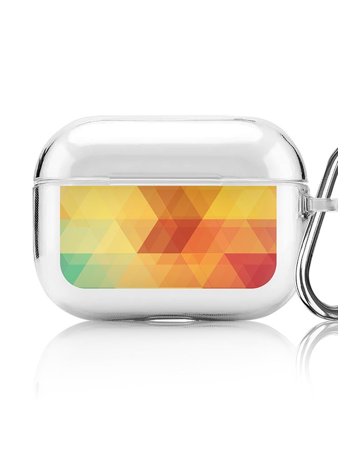 ستايلايزد كلاسيك حافظة مطبوعة شفافة لسماعات أبل Airpods 2/1 Soft TPU Gel رقيقة شفافة غطاء مرن - حرف واحد فقط مخصص حرف أولي نمط الأزهار الأبجدية - A (بني) - Image 1