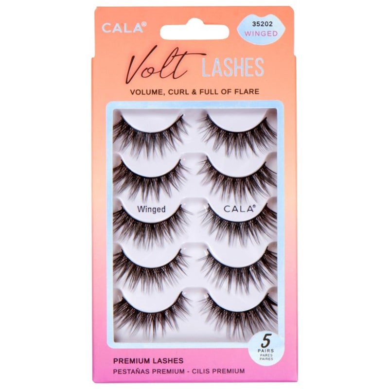 Cala Volt Lashes volume, curl & full of flare 5 pairs (winged) - Image 1