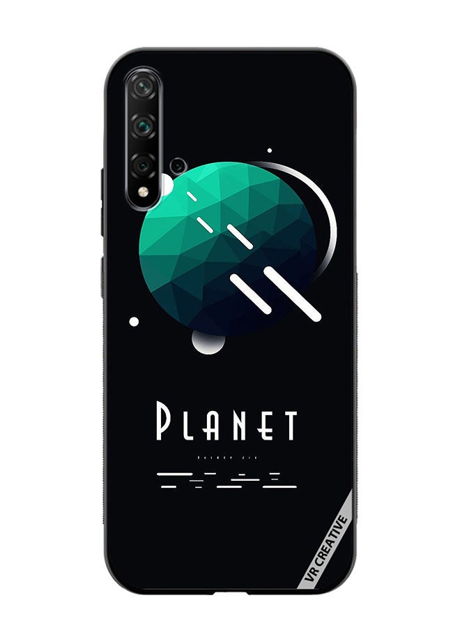 VR CREATIVE Protective Case Cover For Huawei Nova 5T Planet Design Multicolour - Image 1