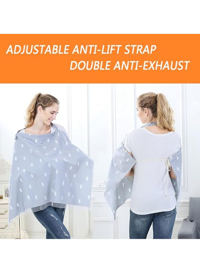 Moro Moro Breastfeeding Cover with Adjustable Strap – Full Coverage & Breathable Fabric - Image 4