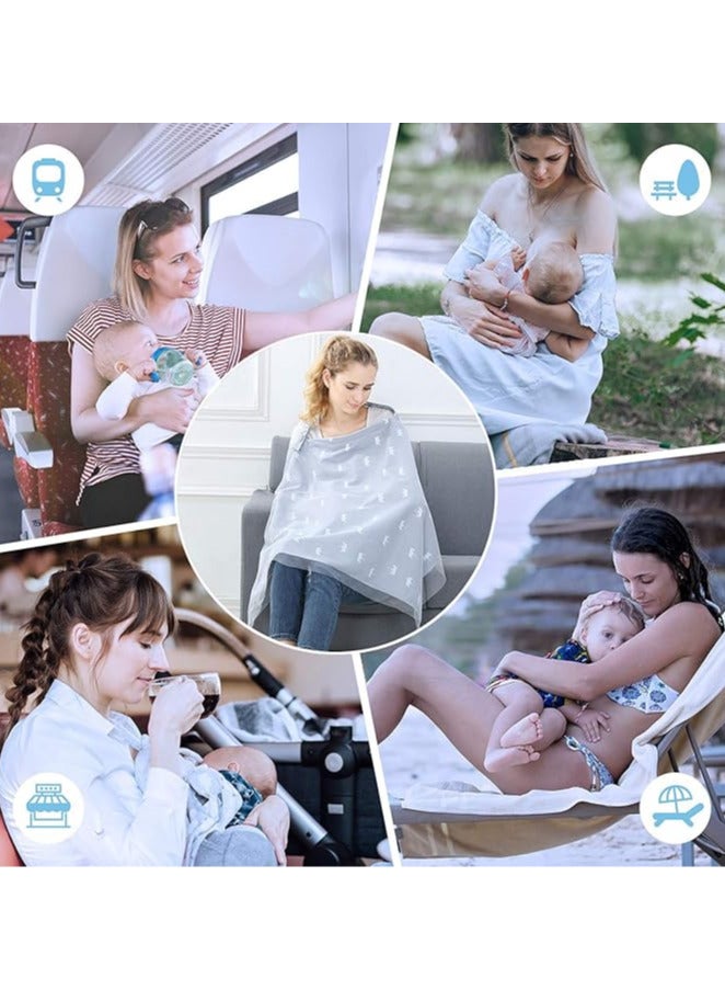 Moro Moro Breastfeeding Cover with Adjustable Strap – Full Coverage & Breathable Fabric - Image 2
