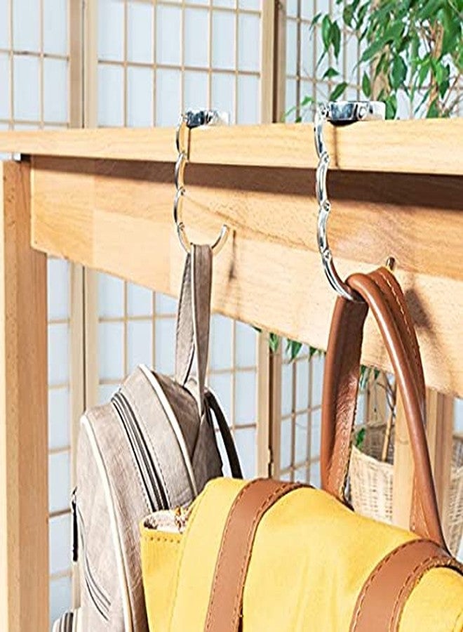 BOTRINUO Foldable Purse Hook for Table, 3-Pack Handbag Storage Folding Decor Table Hook, Women's Bag Hanger Holder (Marble A&B&C) - Image 4