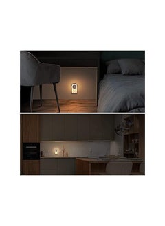 IBAMA Led Night Light 2 Pack Dusk To Dawn Sensor Smart Nightlight Wall Plug For Kids Room Bathroom Bedroom Home Kitchen H Stairway Energy Efficient Round Shape Baby Night Light Warm White  - Image 5