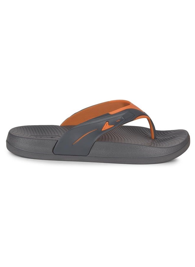 Power Bay M Men's Dark Grey Flip Flops - 8 UK (8712067) - Image 2