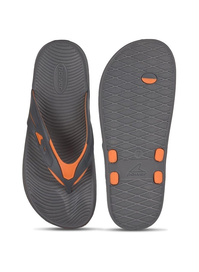 Power Bay M Men's Dark Grey Flip Flops - 8 UK (8712067) - Image 4
