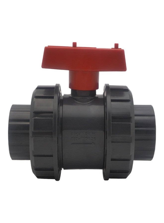 VALFLUIDS True Union PVC Ball Valve, for Water Treatment, Irrigation, Water Supply lines (1/2-Inch) - Image 3