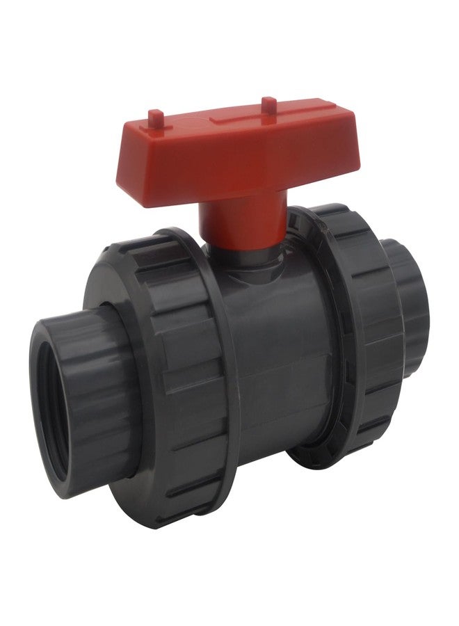 VALFLUIDS True Union PVC Ball Valve, for Water Treatment, Irrigation, Water Supply lines (1/2-Inch) - Image 4
