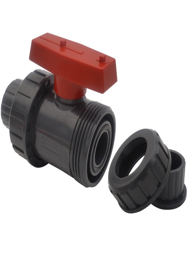 VALFLUIDS True Union PVC Ball Valve, for Water Treatment, Irrigation, Water Supply lines (1/2-Inch) - Image 5