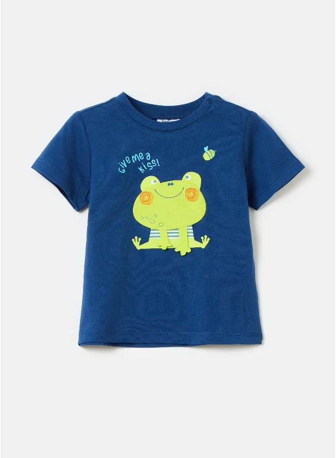 Ovs Printed cotton T-shirt