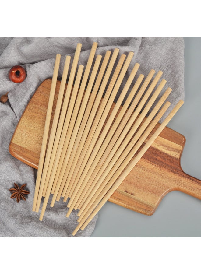 Disposable Bamboo Chopsticks Carbonized Chopsticks Independent Package Take-out Non-section Bulk Hot Pot Naked Chopsticks Hotel Chopsticks 2 Yuan Store Supply-Color:5.5*5.5*24 Carbonized Belt Section-Specifications:Carbonization  - Image 2